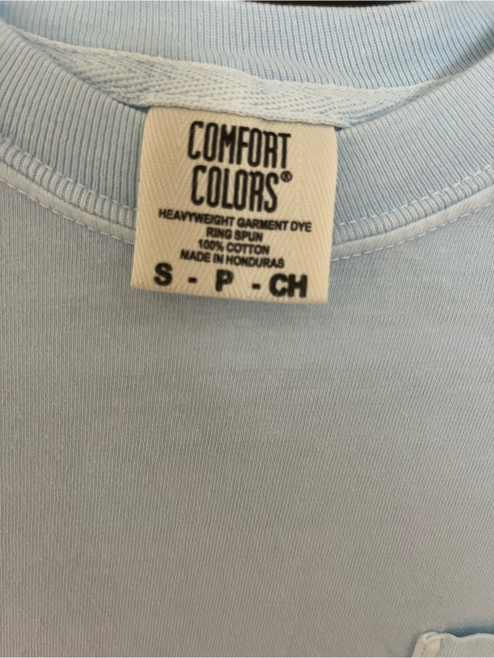 The Salty Dog Cafe size S AUTHENTIC FROM HH, SC comfort colors light blue t-shir - Picture 3 of 5